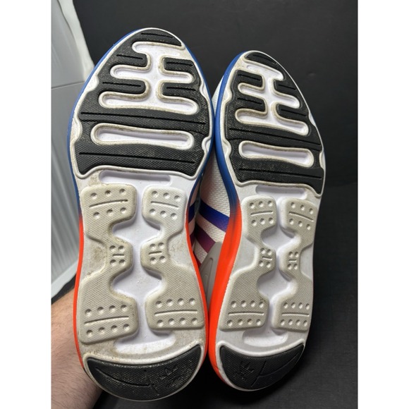 Adidas ZX 2K Flux Training Shoes #FX2044 White Royal Blue Solar Red Mens Sz 9 - Picture 6 of 7